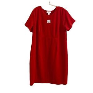 NEW Motherhood Maternity Red Sheath Dress 2X